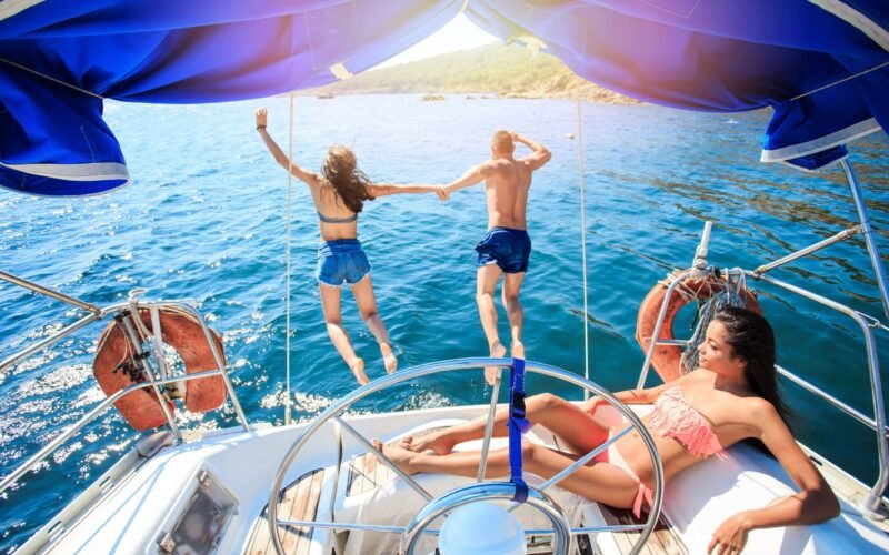 Amigos y Fiesta con una vista exclusiva